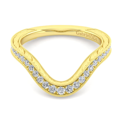 14K Yellow Gold Matching Wedding Band