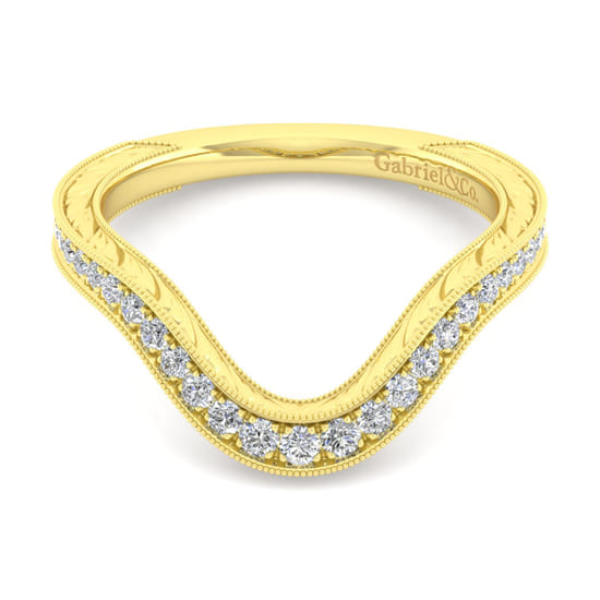 Gabriel - 14K Yellow Gold Matching Wedding Band