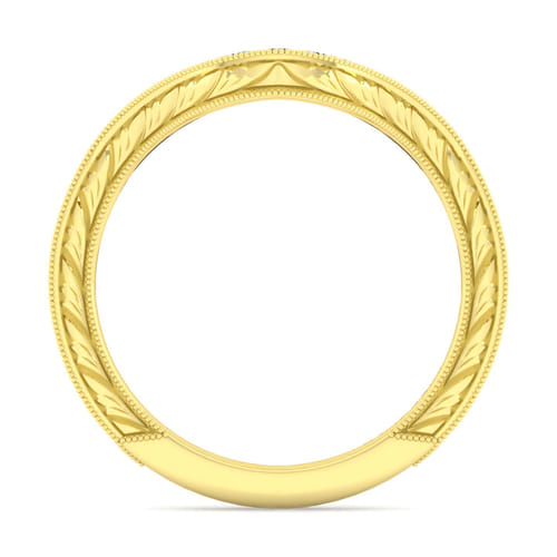 14K Yellow Gold Matching Wedding Band