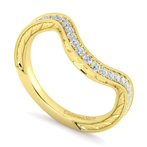 14K Yellow Gold Matching Wedding Band