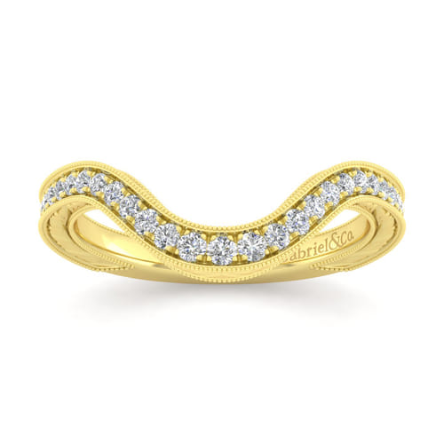 14K Yellow Gold Matching Wedding Band