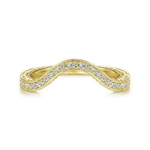 14K Yellow Gold Matching Wedding Band