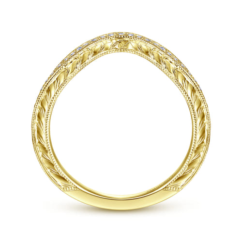 14K Yellow Gold Matching Wedding Band