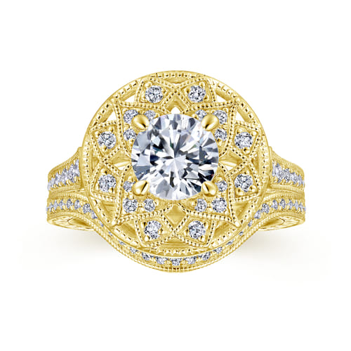 14K Yellow Gold Matching Wedding Band