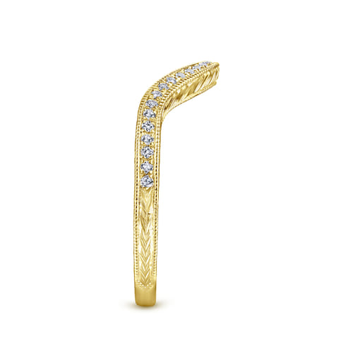 14K Yellow Gold Matching Wedding Band
