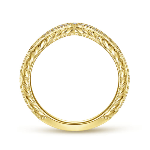 14K Yellow Gold Matching Wedding Band