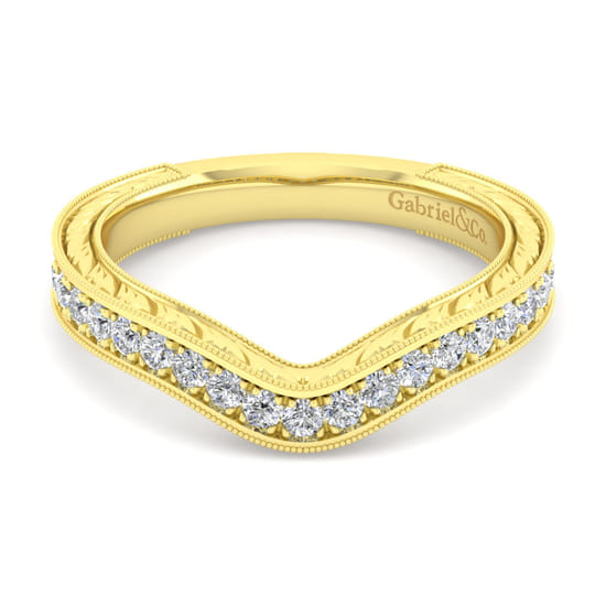 Gabriel - 14K Yellow Gold Matching Wedding Band