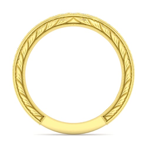 14K Yellow Gold Matching Wedding Band