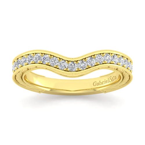 14K Yellow Gold Matching Wedding Band