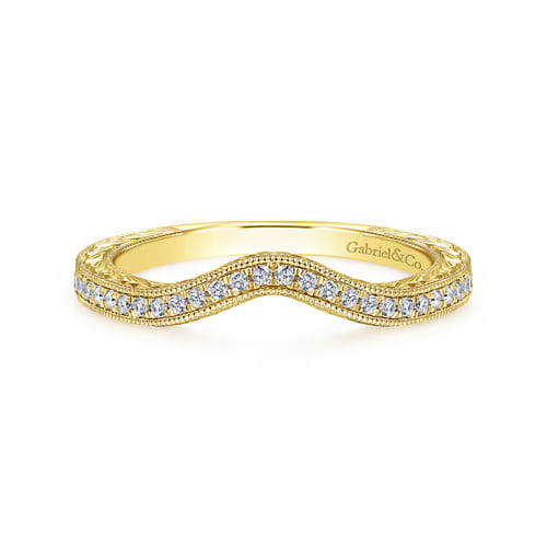14K Yellow Gold Matching Wedding Band