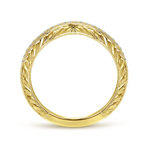 14K Yellow Gold Matching Wedding Band