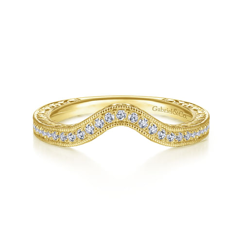 14K Yellow Gold Matching Wedding Band