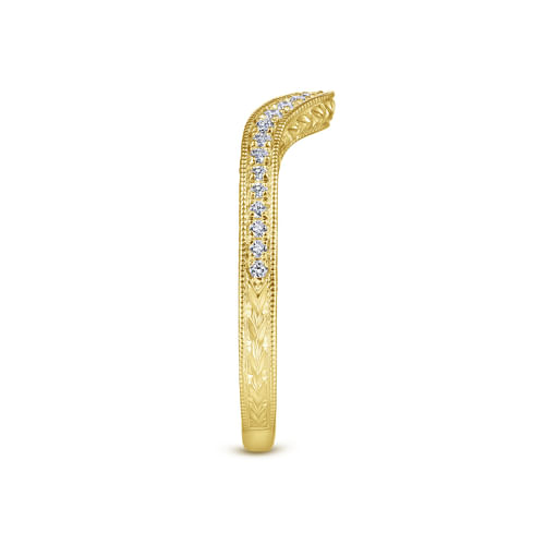 14K Yellow Gold Matching Wedding Band