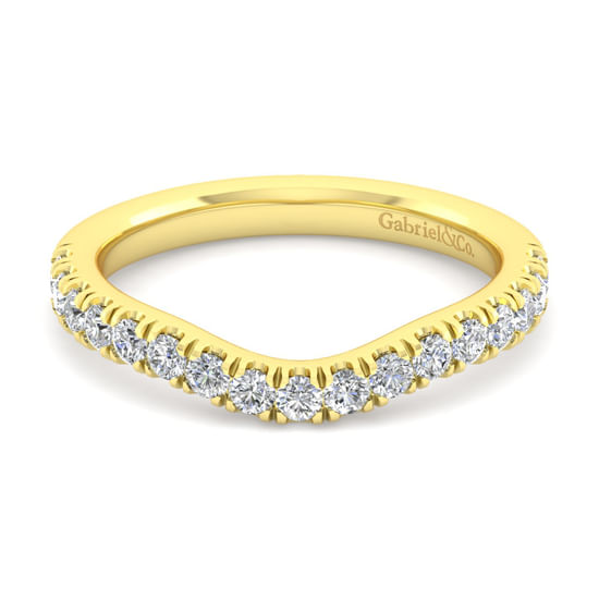 Gabriel - 14K Yellow Gold Matching Wedding Band