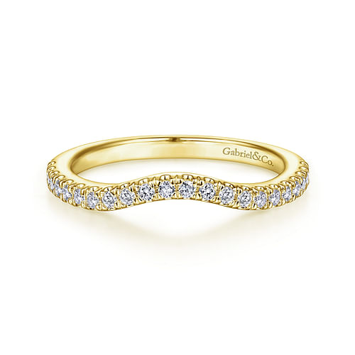 14K Yellow Gold Matching Wedding Band
