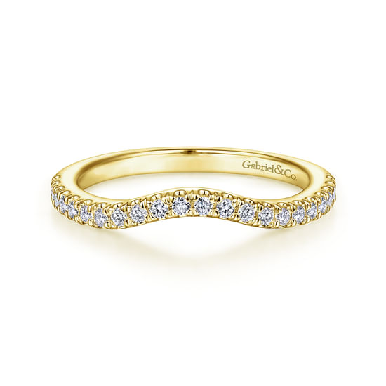 Gabriel - 14K Yellow Gold Matching Wedding Band