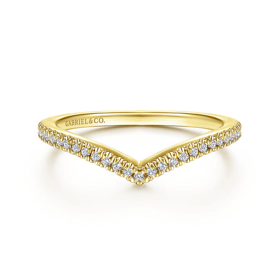 Gabriel - 14K Yellow Gold Matching Wedding Band