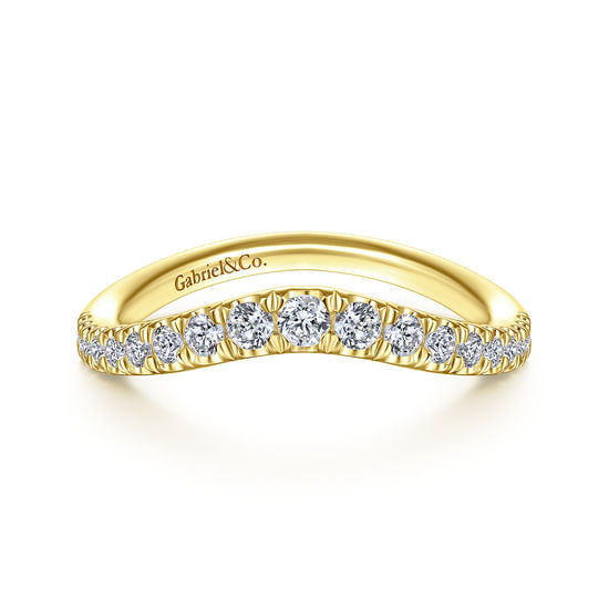 Gabriel - 14K Yellow Gold Matching Wedding Band