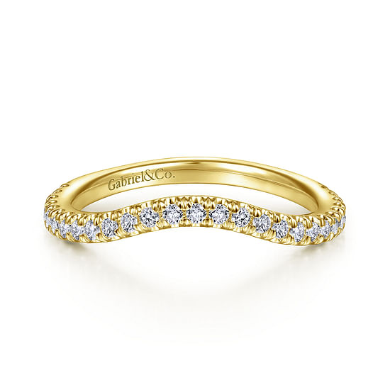 Gabriel - 14K Yellow Gold Matching Wedding Band