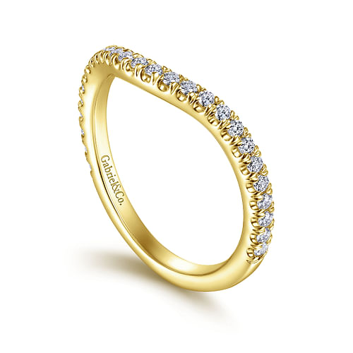 14K Yellow Gold Matching Wedding Band