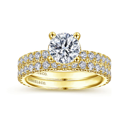 14K Yellow Gold Matching Wedding Band