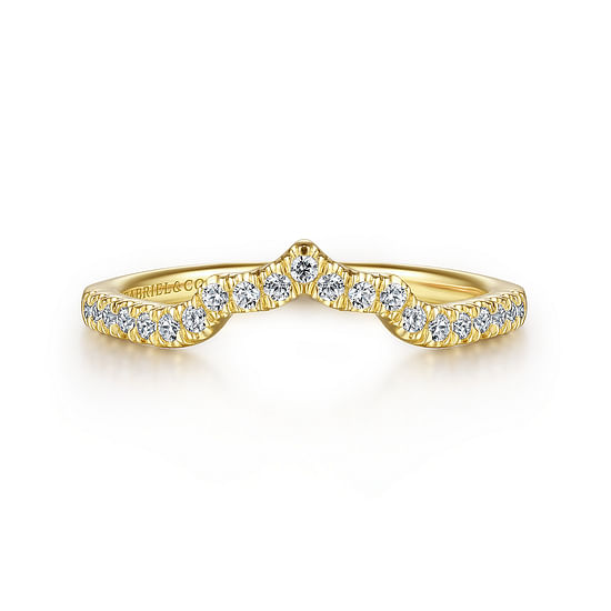 Gabriel - 14K Yellow Gold Matching Wedding Band