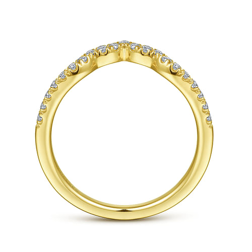 14K Yellow Gold Matching Wedding Band