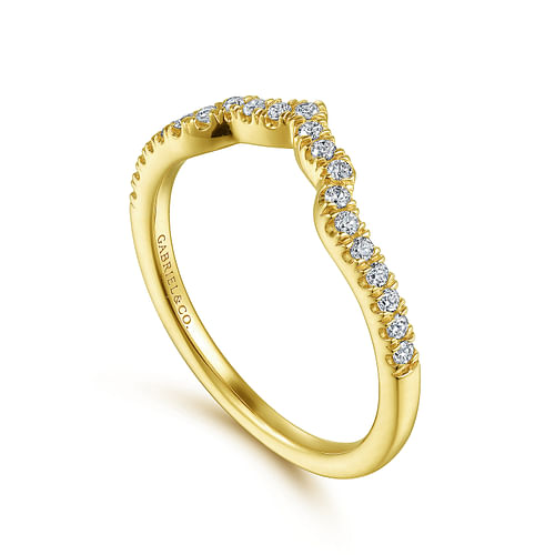 14K Yellow Gold Matching Wedding Band
