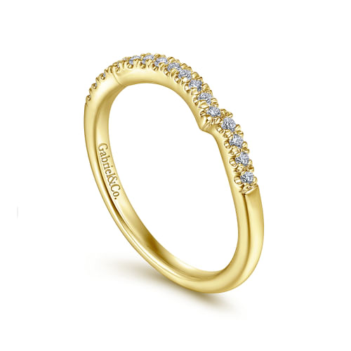 14K Yellow Gold Matching Wedding Band