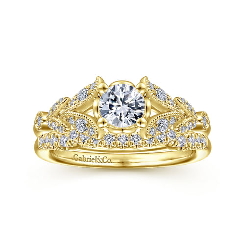 14K Yellow Gold Matching Wedding Band