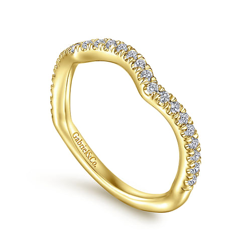 14K Yellow Gold Matching Wedding Band