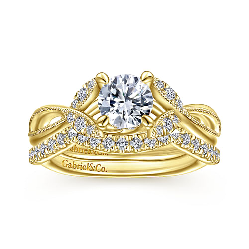 14K Yellow Gold Matching Wedding Band