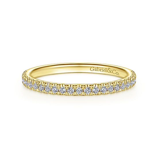 Gabriel - 14K Yellow Gold Matching Wedding Band