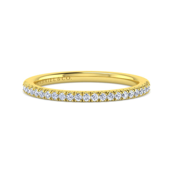 Gabriel - 14K Yellow Gold Matching Wedding Band