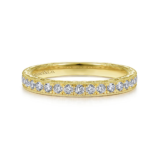 Gabriel - 14K Yellow Gold Matching Wedding Band