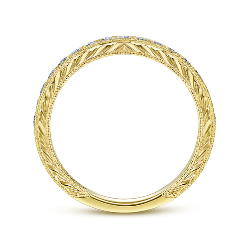 14K Yellow Gold Matching Wedding Band