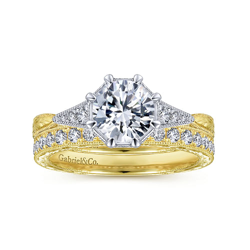 14K Yellow Gold Matching Wedding Band