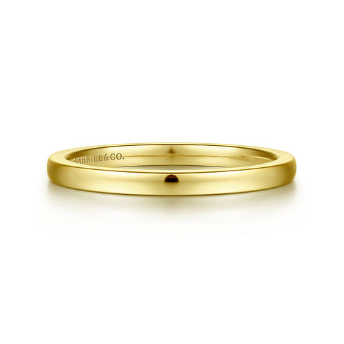 14K Yellow Gold Matching Wedding Band