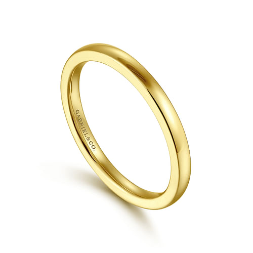 14K Yellow Gold Matching Wedding Band