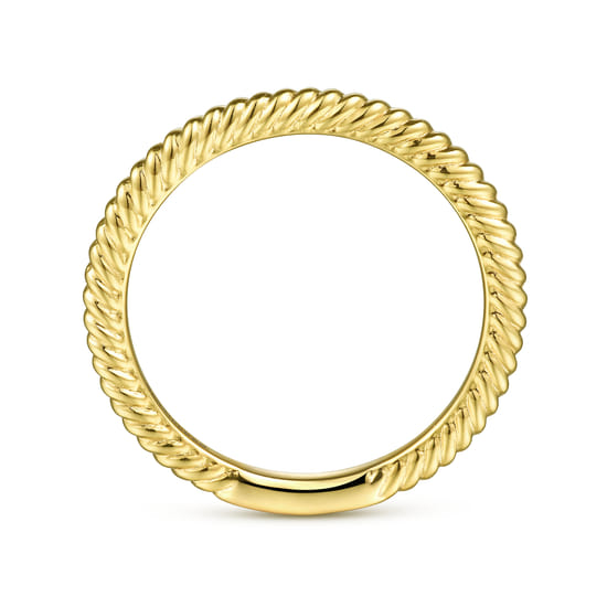 14K Yellow Gold Matching Wedding Band angle 2