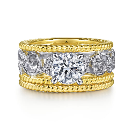 14K Yellow Gold Matching Wedding Band angle 4