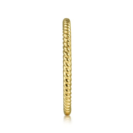 14K Yellow Gold Matching Wedding Band angle 5