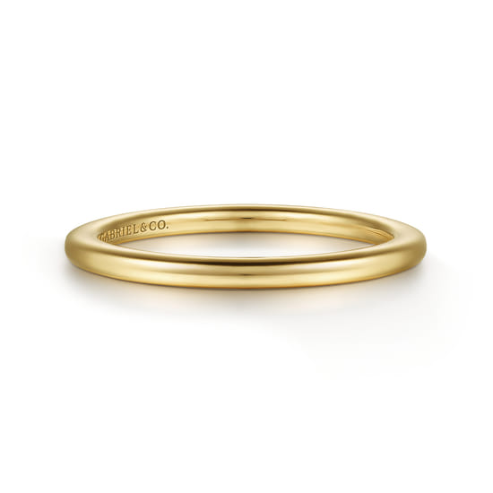 Gabriel - 14K Yellow Gold Matching Wedding Band