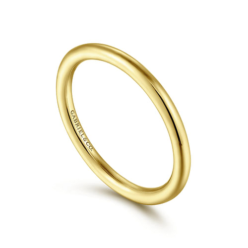 14K Yellow Gold Matching Wedding Band