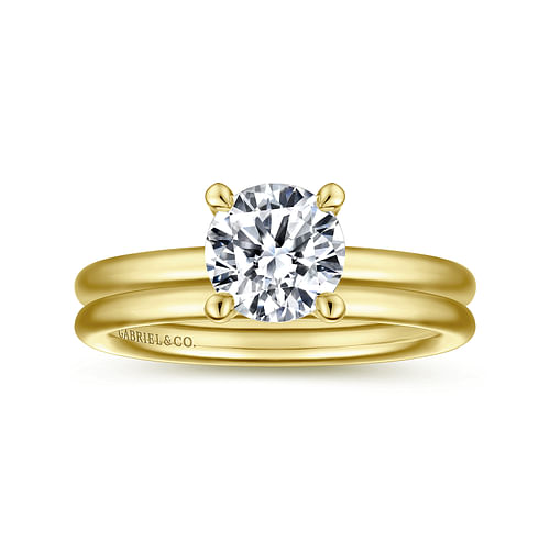 14K Yellow Gold Matching Wedding Band