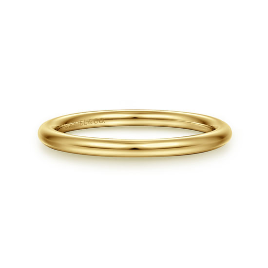 Gabriel - 14K Yellow Gold Matching Wedding Band