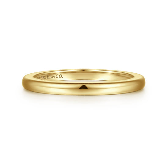 Gabriel - 14K Yellow Gold Matching Wedding Band