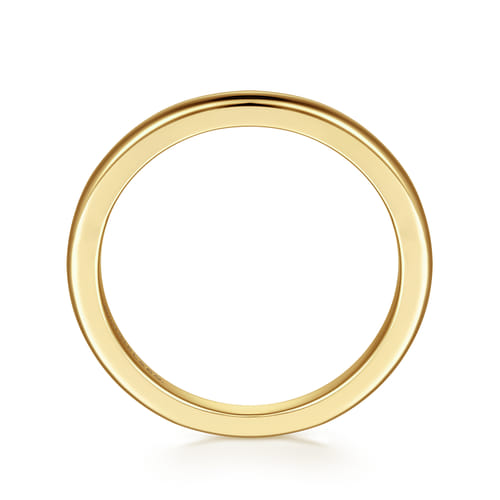 14K Yellow Gold Matching Wedding Band