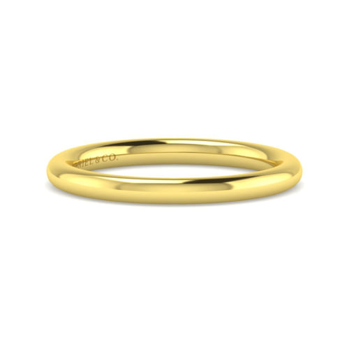 14K Yellow Gold Matching Wedding Band