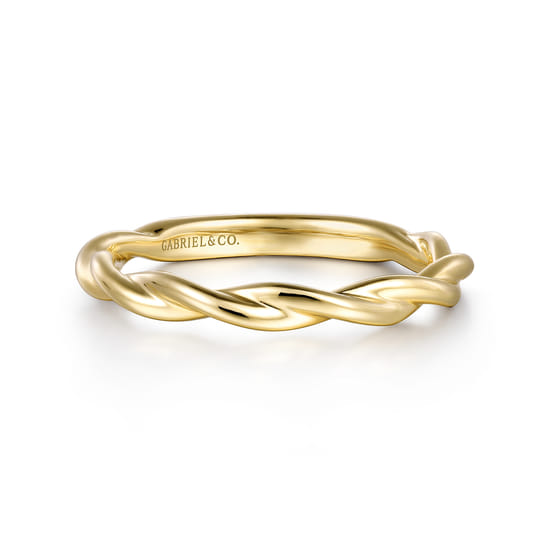 Gabriel - 14K Yellow Gold Matching Wedding Band